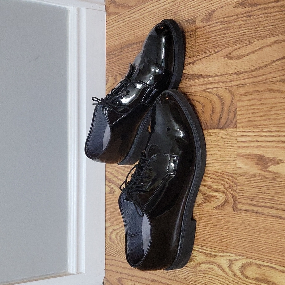 Bates Men's Glossy Uniform Shoe 10.5 E